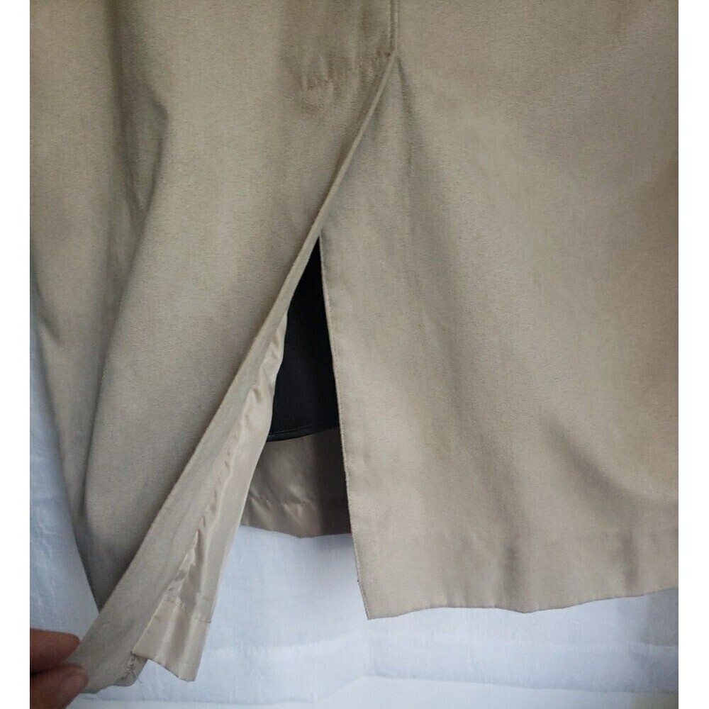 Appleseed Jacket Size Medium Coat Full Zipper Beige Cream Classic Timeless - Picture 10 of 11